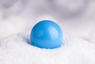 Esoterischer Schmuck Engel-Anhnger - Engelsglckchen Kugel blau
