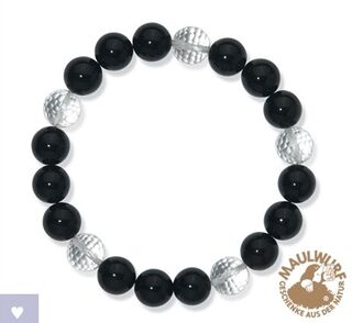 Armbnder - Kombi Onyx - Selbstvertrauen 10 mm