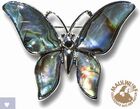 Paua-Muschel - Brosche Schmetterling