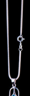 Silberschmuck Kette - Fuchsschwanz 55 cm