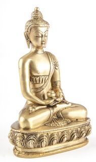 Statuen Buddha - Amithaba, 20 cm, Messing