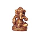 Statuen Ganesha - Sitzend, Messing, 6.5 cm