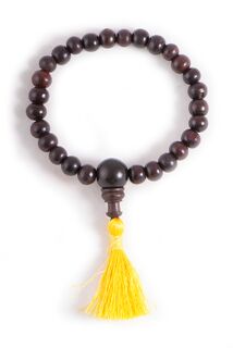 Meditation Mala - Hand, Rosenholz