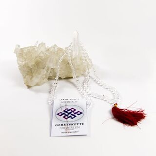 Meditation Mala - Bergkristall