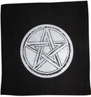 Zauberwelt - Altartuch mit Pentagramm schwarz 40x40 cm