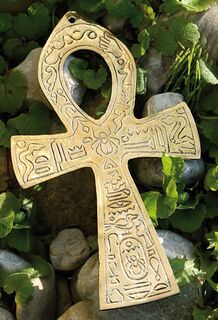 Meditation Ankh - Gro 19 cm