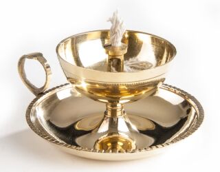 Berk Ghee-Lampe, Messing, 10 cm