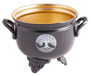 Berk Räuchergefäß Caldron Lebensbaum Eisen mit Gusshenkel