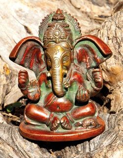 Statuen Ganesha - Sitzend 10 cm