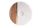 Berk Designhalter aus Marmor, Holz und Messing