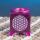 Berk Aromalampe - Blume des Lebens Speckstein violett, 7,5 x 7,5 x 10 cm