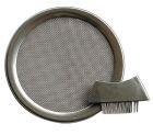 Berk Edelstahl-Räuchersieb 6 cm mit Bürstchen