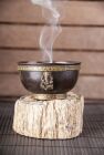 Berk Ganesha Räucherschale aus Kupfer, antik Style