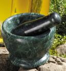 Berk Mörser aus Serpentin Durchm.12 cm; H.9cm