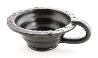 Berk Makal schwarz - Räuchergefäß aus Ton ca. 13 cm Durchmesser