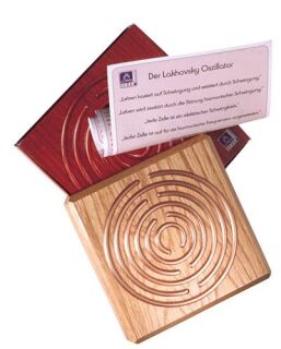 Berk Lakhovsky Oszillator aus Holz und Kupfer