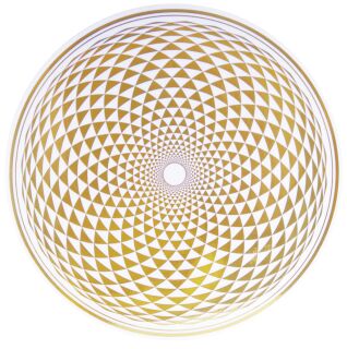Berk Sahasrara (Kronen-Chakra) - Aufkleber 18 cm wiederablösbar