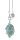 Berk Radiästhesie Spiral Pendel Aventurin 2,5 cm, Messing, versilbert