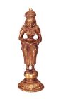 Berk Statuen Lakshmi, stehend, Messing, 14 cm hoch