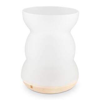 Natures Design Räucherstövchen Lucerna mit Blumes des Lebens aus Glas