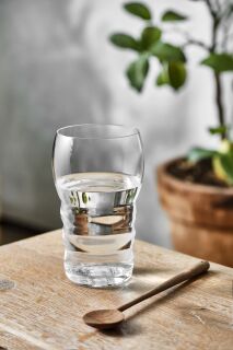 Natures Design Trinkglas Galileo White mit Blume des Lebens 0,5 Liter