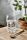 Natures Design Trinkglas Galileo White mit Blume des Lebens 0,5 Liter