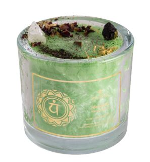 ZARYA Chakra Kerze Herzchakra