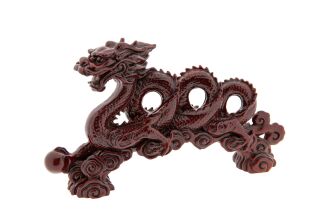 Berk Drache, rot Kunstharz