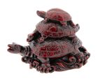 Berk Feng Shui Generationen Schildkröte, rot Kunstharz