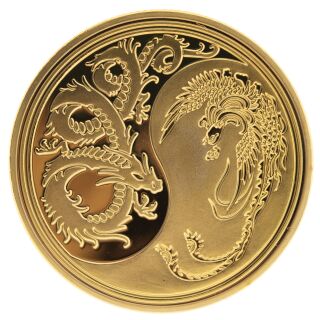 Berk Glücksmünze Drache/Phönix 40mm