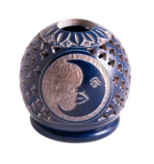 Berk Kugelteelicht Mond, blau