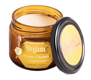 Berk Organic Sojawachskerze mit Deckel Sandelholz