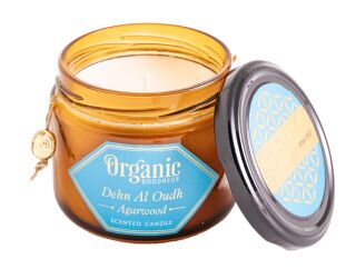 Berk Organic Sojawachskerze mit Deckel Agarholz
