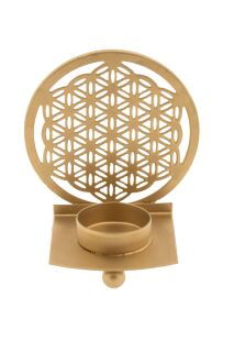 Berk Lichtobjekt Blume des Lebens gold