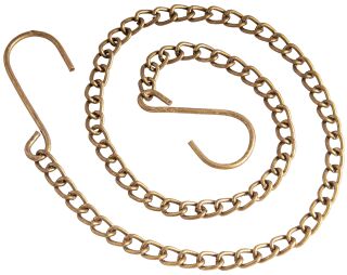 Berk Laternenkette 60cm Messing Antique