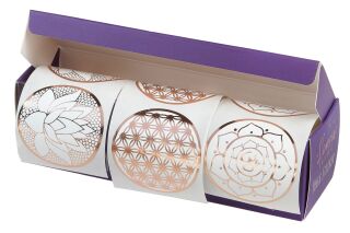 Loveria  Yoga Sticker (150 St.) Lotus, Blume des Lebens, OM je 50