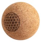 Berk Faszienball aus Kork, groß mit Blume des...