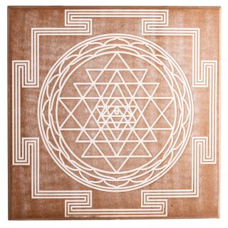 Berk Energieplatte Shri Yantra aus MDF