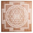 Berk Energieplatte Shri Yantra aus MDF