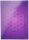 Berk Meditations-Zubehör Blume des Lebens Postkarte Kleber Violett DINA6