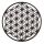 Berk Meditations-Zubehör Blume des Lebens MDF schwarz 15 cm