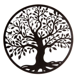Berk Meditations-Zubehör Yggdrasil MDF schwarz 28 cm