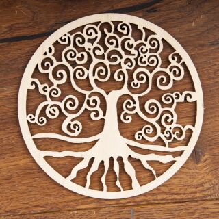 Berk Meditations-Zubehör Yggdrasil  aus Holz 12 cm