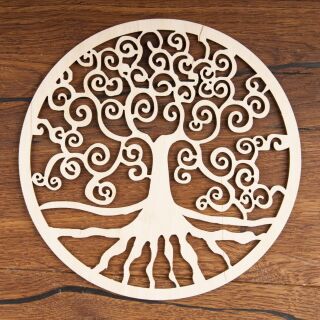 Berk Yggdrasil  aus Holz 18 cm
