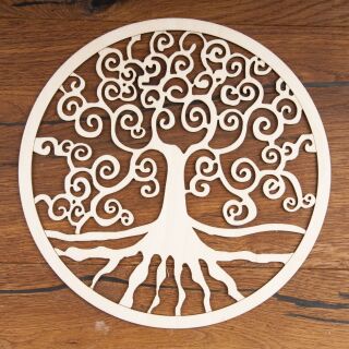 Berk Yggdrasil aus Holz 24 cm
