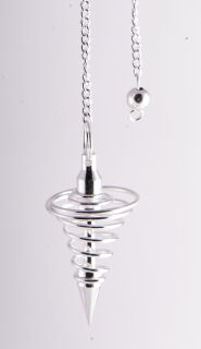 Berk Spiralpendel, Messing versilbert