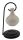 Berk Joy Aromalampe Keramik mit Eisenstand