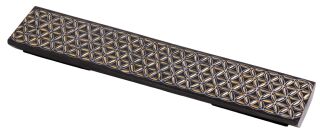 Berk Blume des Lebens, schwarz- gold Schiffchenhalter