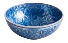Berk Schale Blume des Lebens Aluminium, blau