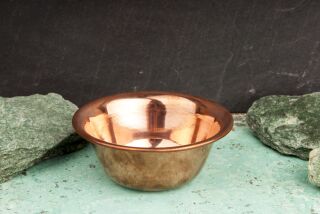 Berk Räucherschale Kupfer, schlicht Ø 11,7 cm, H: 4,8 cm
